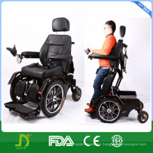 Heavy Duty Steel Electric Power Wheelchair Standing up